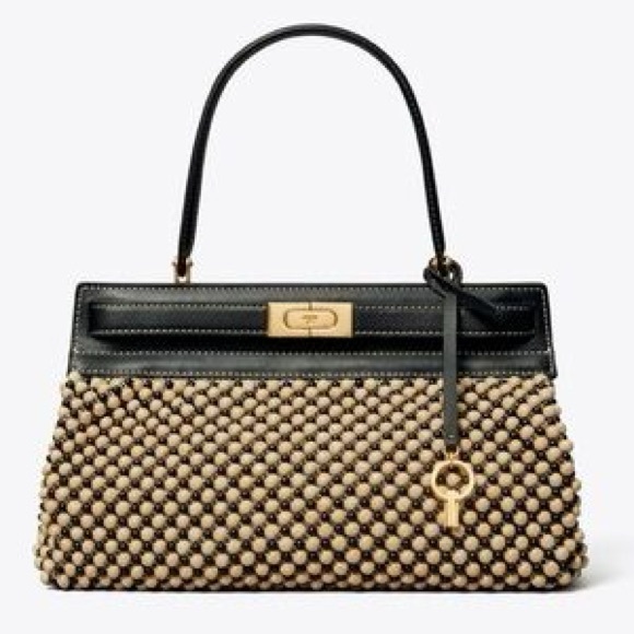 TORY BURCH LEE RADZIWILL BEADED TOP HANDLE SMALL BAG LIMITED EDITION •••Read••• - Picture 11 of 16